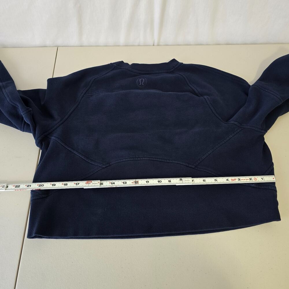 Lululemon Scuba Oversized Pullover Women's M / L Navy Blue - Picture 9 of 12